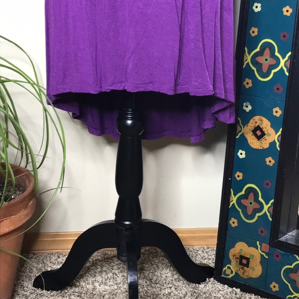 Summer Light Weight Purple Summer Dress Size M - Picture 4 of 7